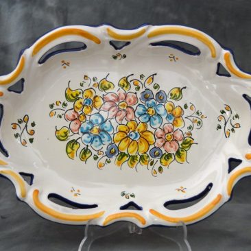 Bandeja oval calada SEVILLA 35 cm.