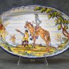Bandeja oval. QUIJOTE 36 cm.