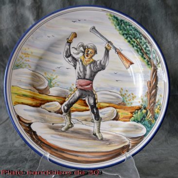 Plato BANDOLEROS 30 cm.