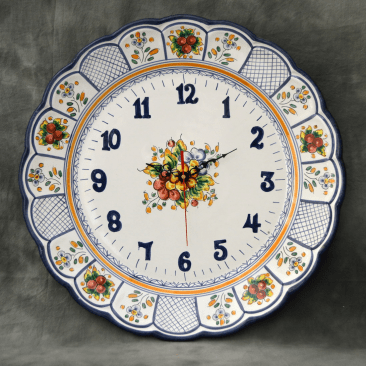 Reloj plato castañuelas 40 cm.