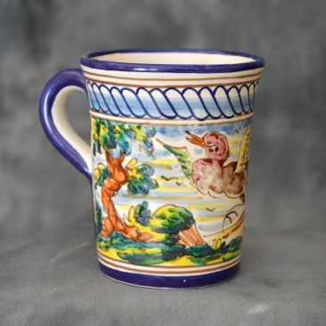 Vaso recto con asa 10X9 CACERIA