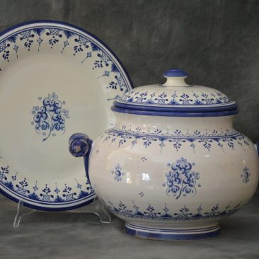 Vajilla y sopera redonda TS  -23-p