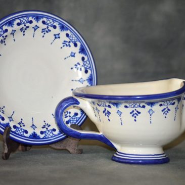 Vajilla-Salsera y plato
