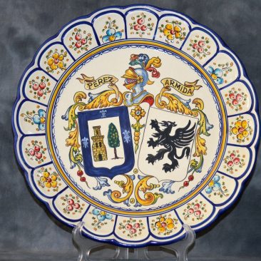 Heraldico plato 42 - GRECA FLORES