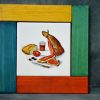Salvamantel de madera 742 con azulejo de 15x15