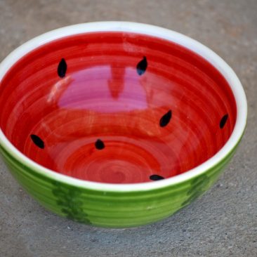 Cuenco - sandia de 15 cm.