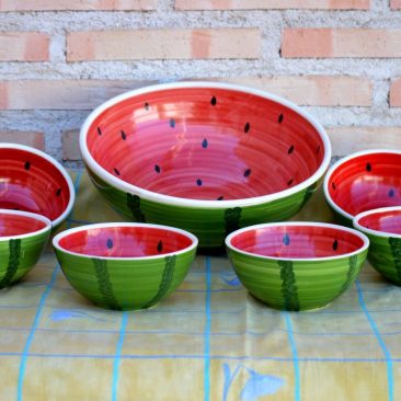 Juego de gazpacho-sandia 7/p