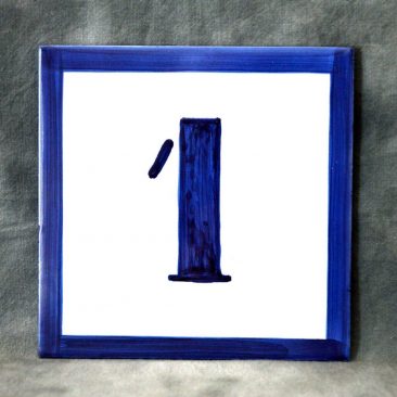 azulejo número