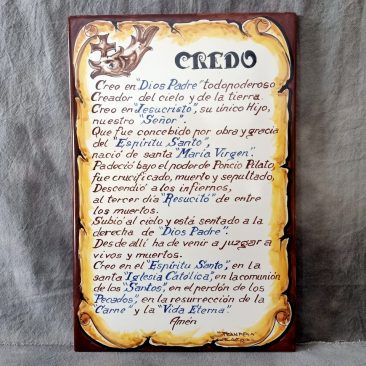 Placa religiosa