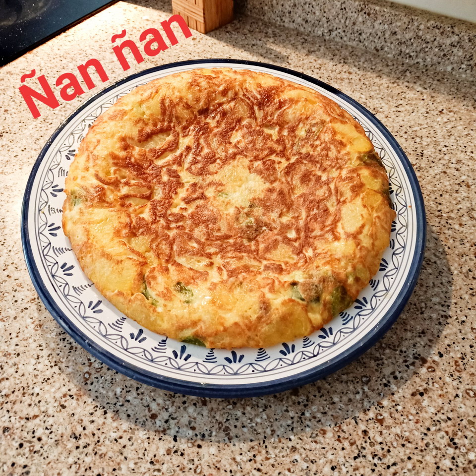 Plato de tortilla de patatas